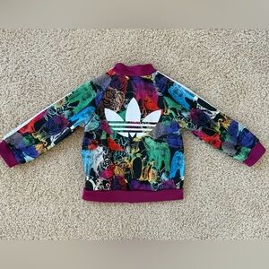 Adidas colorful animal track jacket